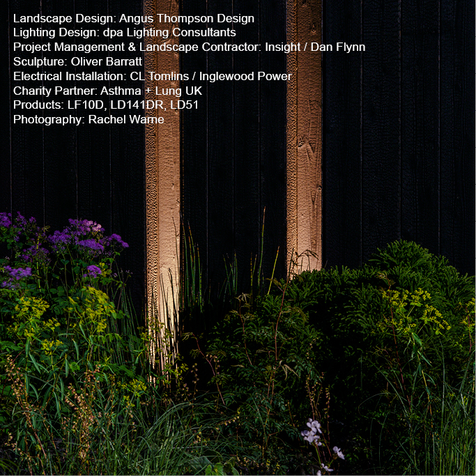Asthma + Lung UK Breathing Space Garden   RHS Chelsea Flower Show 2026  Lightgraphix Creative Lighting Solutions